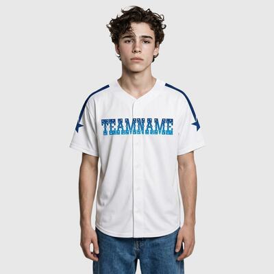 Custom Yokohama Inspired White Baseball Jersey – Personalized Name & Number