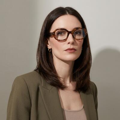 Robinson Pattern Rectangle Glasses