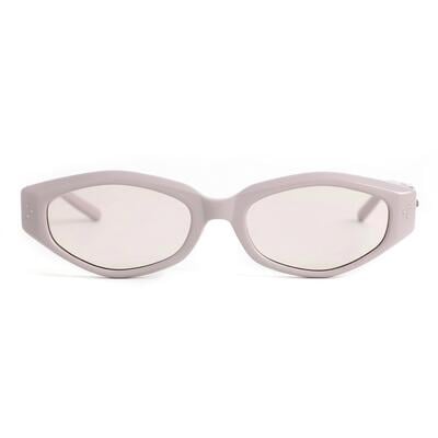 Camila Pink Oval Sunglasses