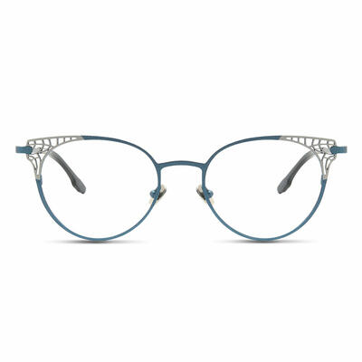 Oswa Blue Cat Eye Glasses