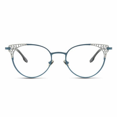 Oswa Blue Cat Eye Glasses