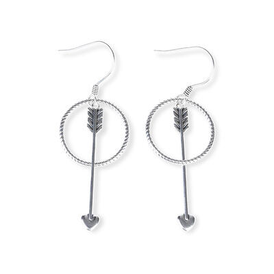Jeulia Cupid's Arrow Earrings
