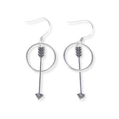Jeulia Cupid's Arrow Earrings