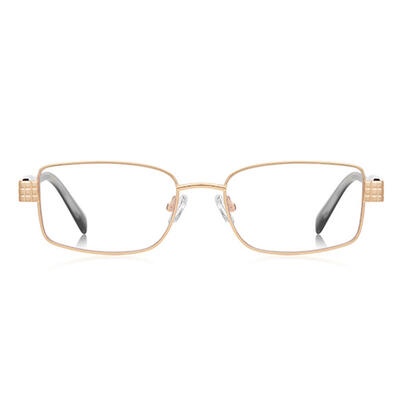 Clara Gold Rectangle Glasses