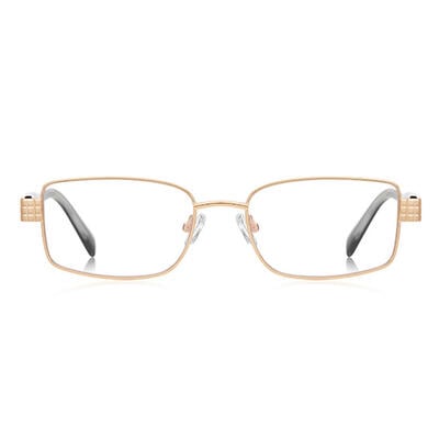 Clara Gold Rectangle Glasses