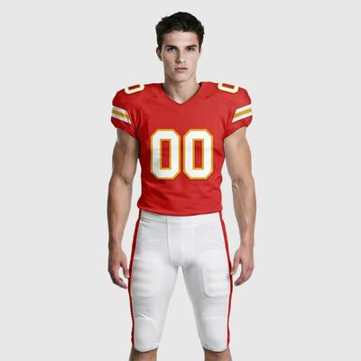 Custom Wholesale American Football Jersey for Competitive Team - Name Logo & Number