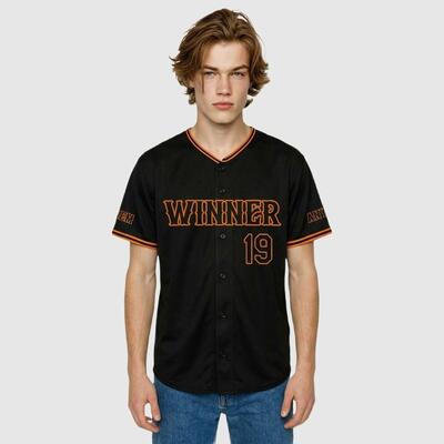 Custom Black Baseball Jersey – Personalized Name & Number | Tokyo Baseball Team Inspired Fan Shirt