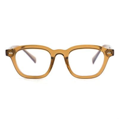 Bloomfie Braune Quadratische Brille