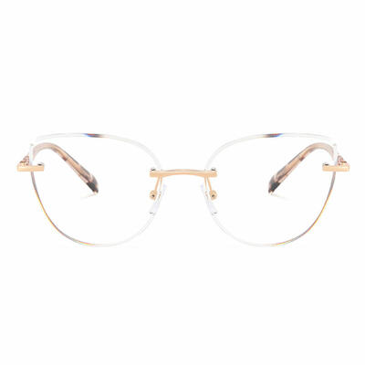 Isaacs Gold Cat Eye Glasses