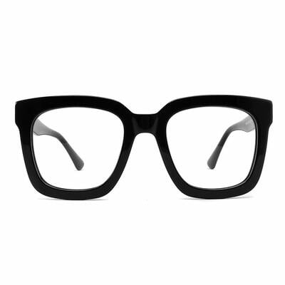Gilla Black Square Glasses