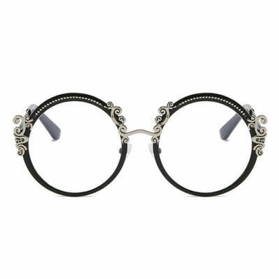 Juliana Black Round Glasses