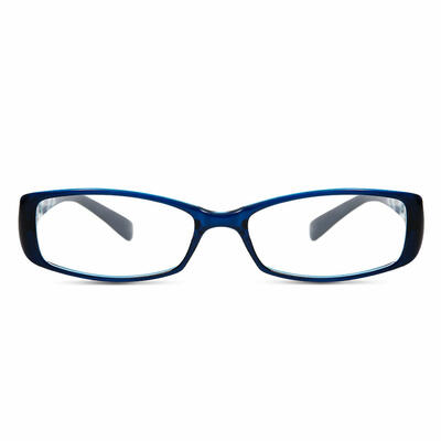 Pearl Blue Rectangle Glasses