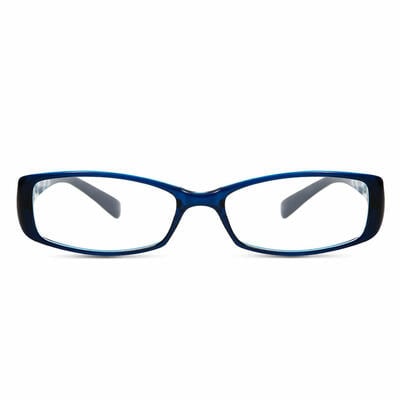 Pearl Blue Rectangle Glasses