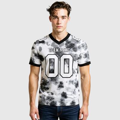 フットボール 名前 チーム名 番号 Tシャツ Vネック ジャージ スポーツウェア ユニフォーム 男女兼用 オーダーメイド
