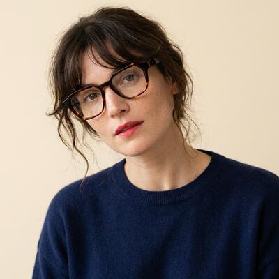 Patrick Lunettes Carrées Écaille