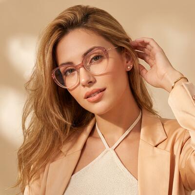 Olivia Pink Cat Eye Glasses