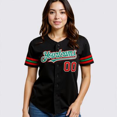 Custom Black Baseball Jersey with Personalized Number and Logo Perfect for Games and Cultural Events and Streetwear