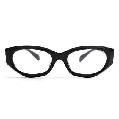 Vita Schwarze Cat Eye Brille
