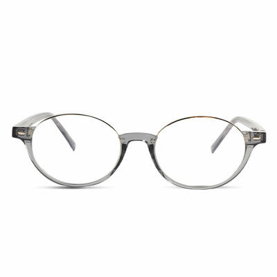 Wordsworth Gray Oval Glasses