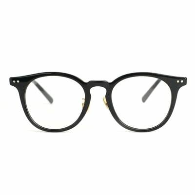 Troy Black Round Glasses