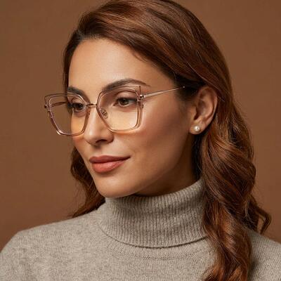 Carter Champagne Cat Eye Glasses