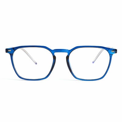 Samantha Blue Square Glasses