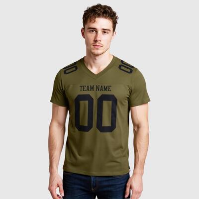 Elite Game-Day Jerseys – Custom Olive Mesh with Your Name and Number fully Customizable for Players and Fans