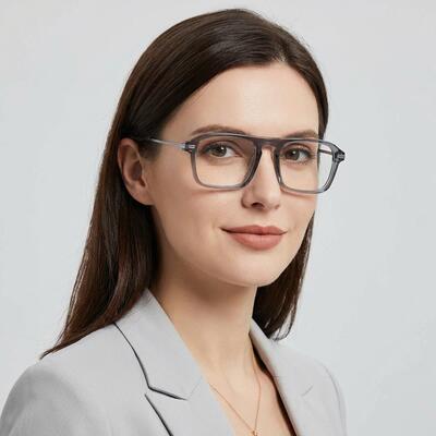 Wagne Gray Aviator Glasses