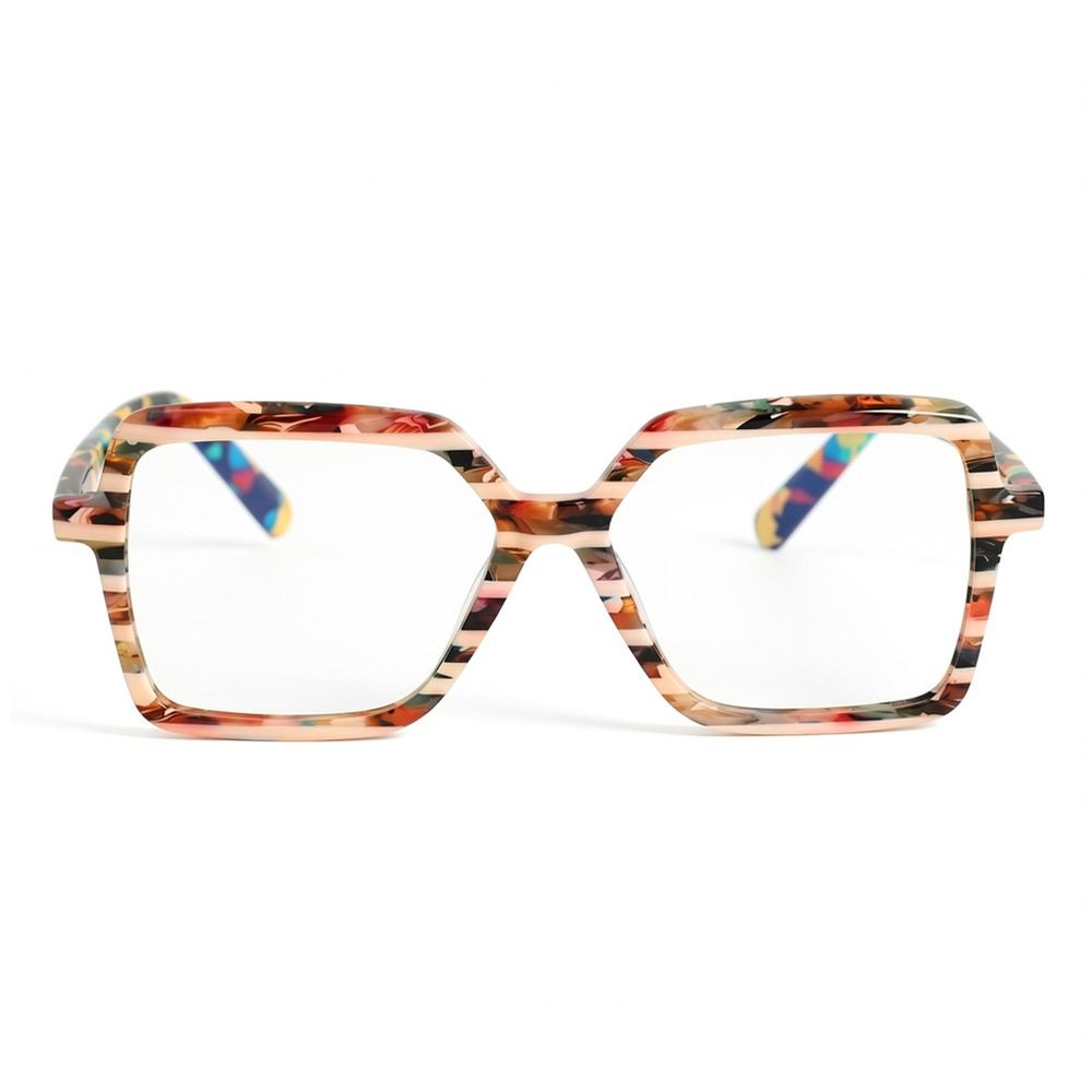 Thera Brown Geometric Glasses
