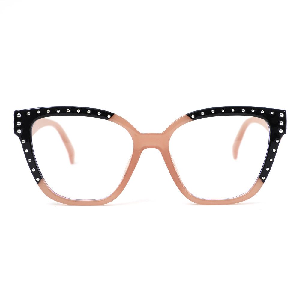 Gloria Orange Square Glasses
