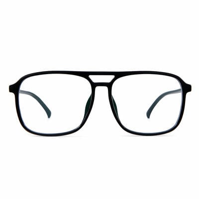 Horizon Black Aviator Glasses
