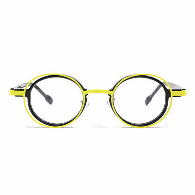Huga Lunettes Rondes Noires