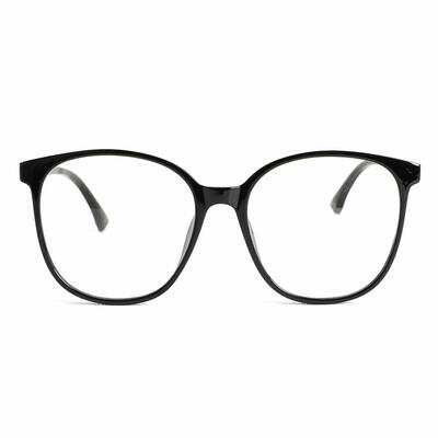 Evangeline Black Square Glasses