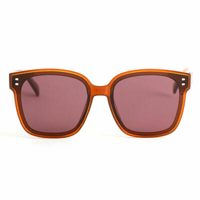 Eudora Brown Square Sunglasses