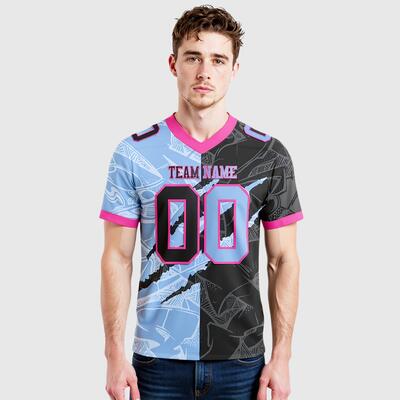 フットボール 名前 チーム名 番号 Tシャツ Vネック ジャージ スポーツウェア ユニフォーム 男女兼用 オーダーメイド