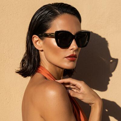 Benjamin Lunettes de soleil Cat Eye Noires