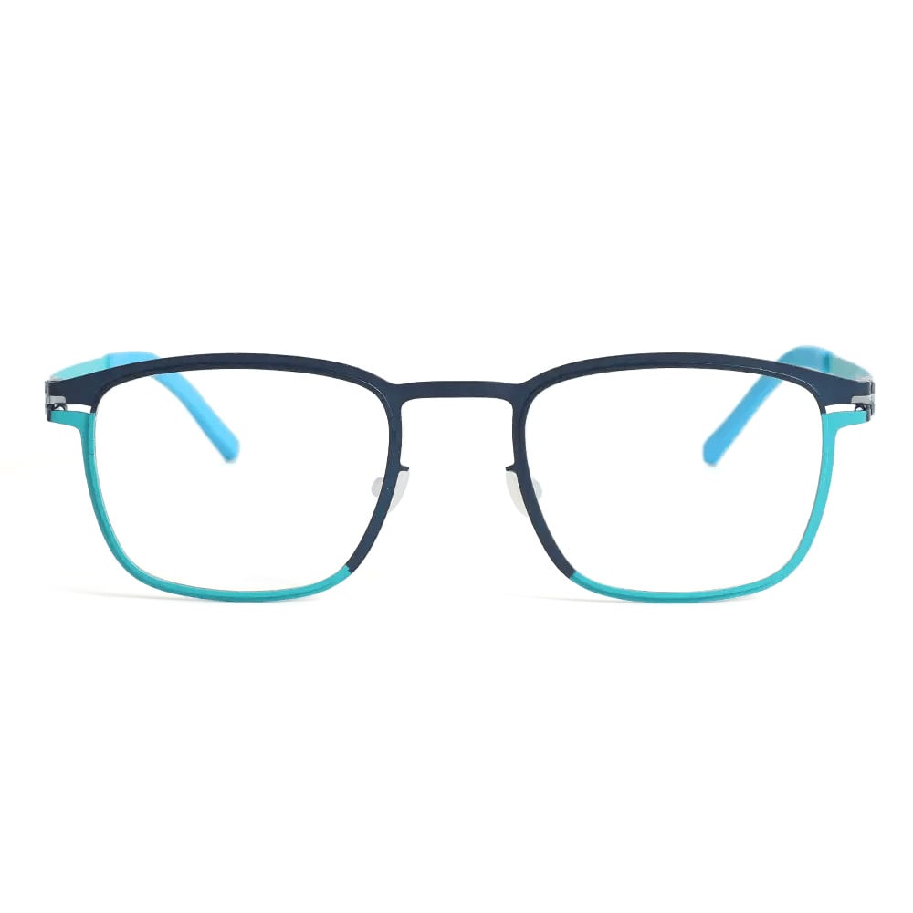 Glover Blue Square Glasses
