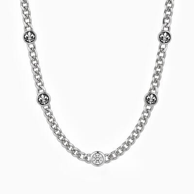 "Lost Kingdom" 5mm 925 Silver Cuban Link Necklace