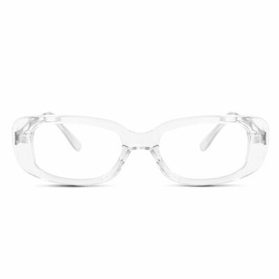 Raman Clear Rectangle Glasses