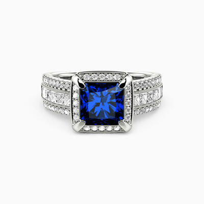 "Everything About You" Princess Cut Engagement Ring