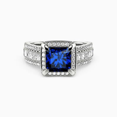 "Everything About You" Princess Cut Engagement Ring