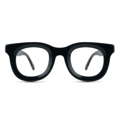 Bors Schwarze Quadratische Brille
