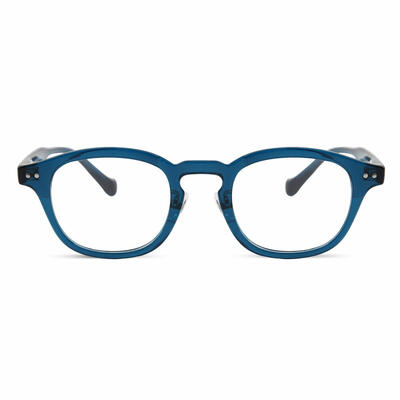 Stan Lunettes Carrées Bleues