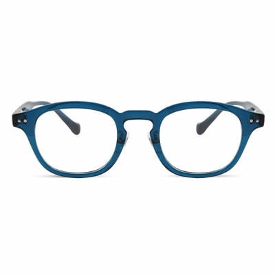 Stan Lunettes Carrées Bleues