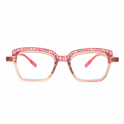 Caru Champagne Square Glasses