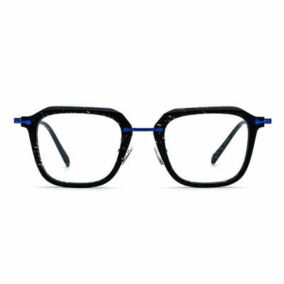 Zechariah Schwarze Quadratische Brille