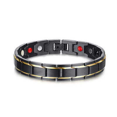 Jeulia Magnetisches Herrenarmband aus Titanstahl