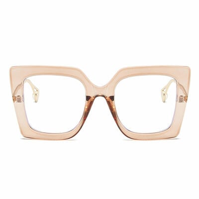 Leah Champagne Square Glasses