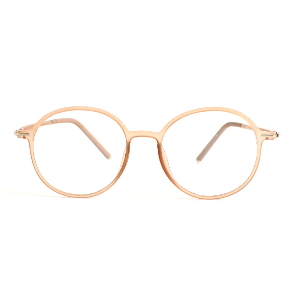 Maureen Champagnerfarbene Runde Brille