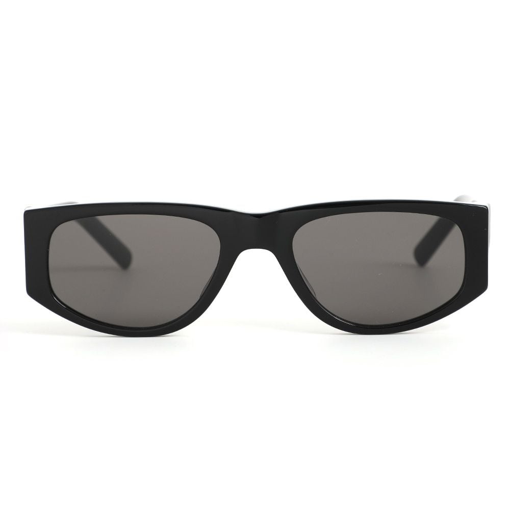 Lily Black Rectangle Sunglasses